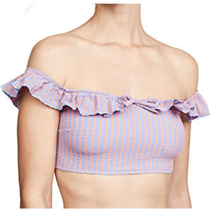 SOLID & STRIPED Paloma Seersucker Stripe BIkini